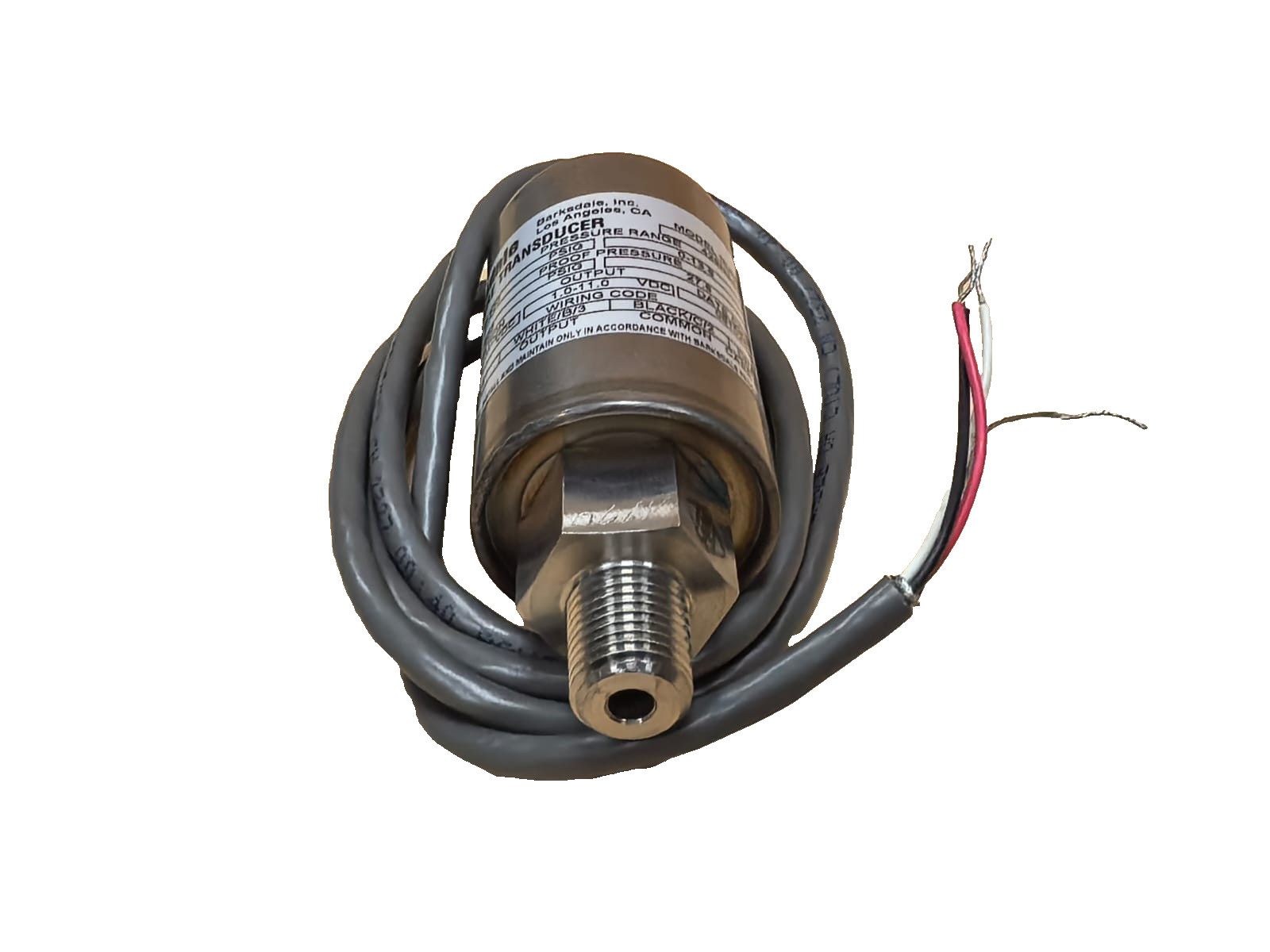 Barksdale 426H3-06 BARKSDALE 426H3-06 PRESSURE TRANSDUCER 0-200 PSIG 6
