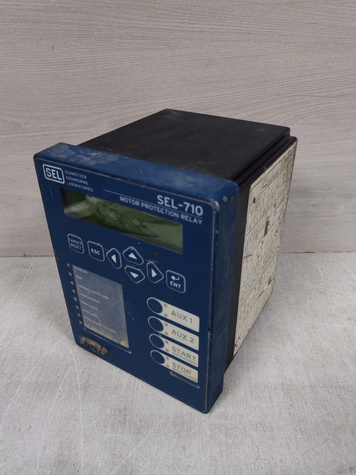 SEL SEL-710 07001ABA9X72850210 SEL-710 07001ABA9X72850210 MOTOR PROTECTION RELAY 110-250V 8