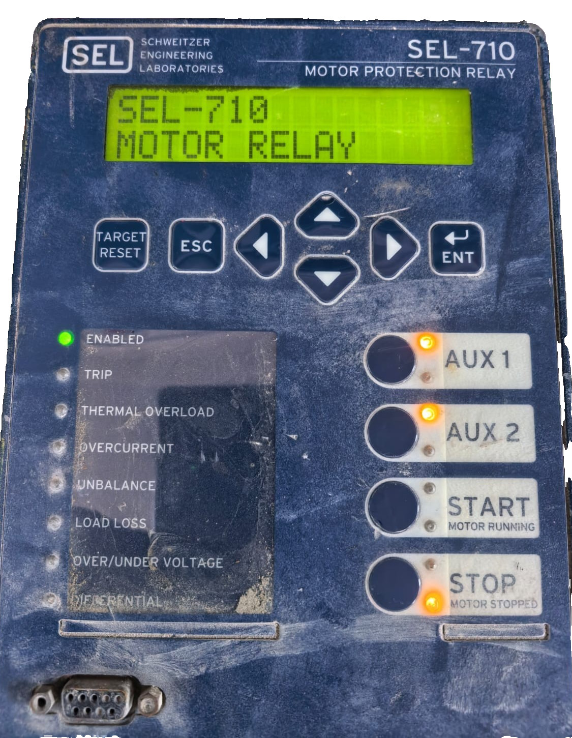 SEL-710 07001ABA9X72850210 MOTOR PROTECTION RELAY 110-250V