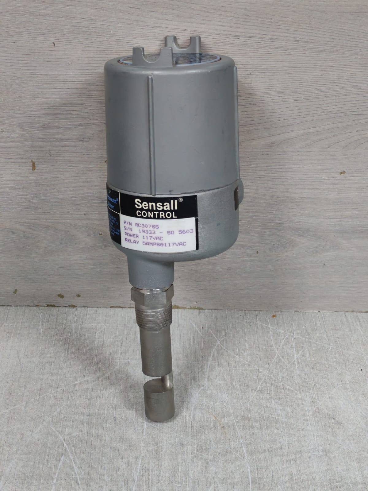 SENSALL CONTROL RC307SS SENSALL CONTROL RC307SS LIQUID LEVEL CONTROL RELAY 117 VAC 2