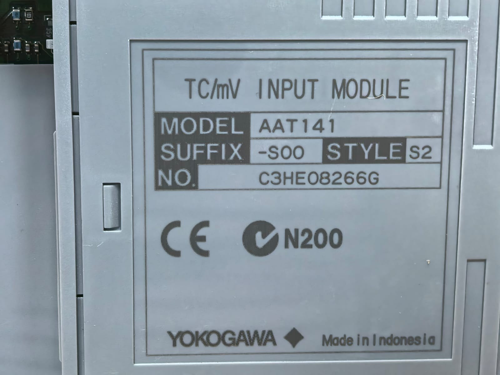 Yokogawa AAT141-S00 S2 YOKOGAWA AAT141-S00 S2 TC/MV INPUT MODULE 3