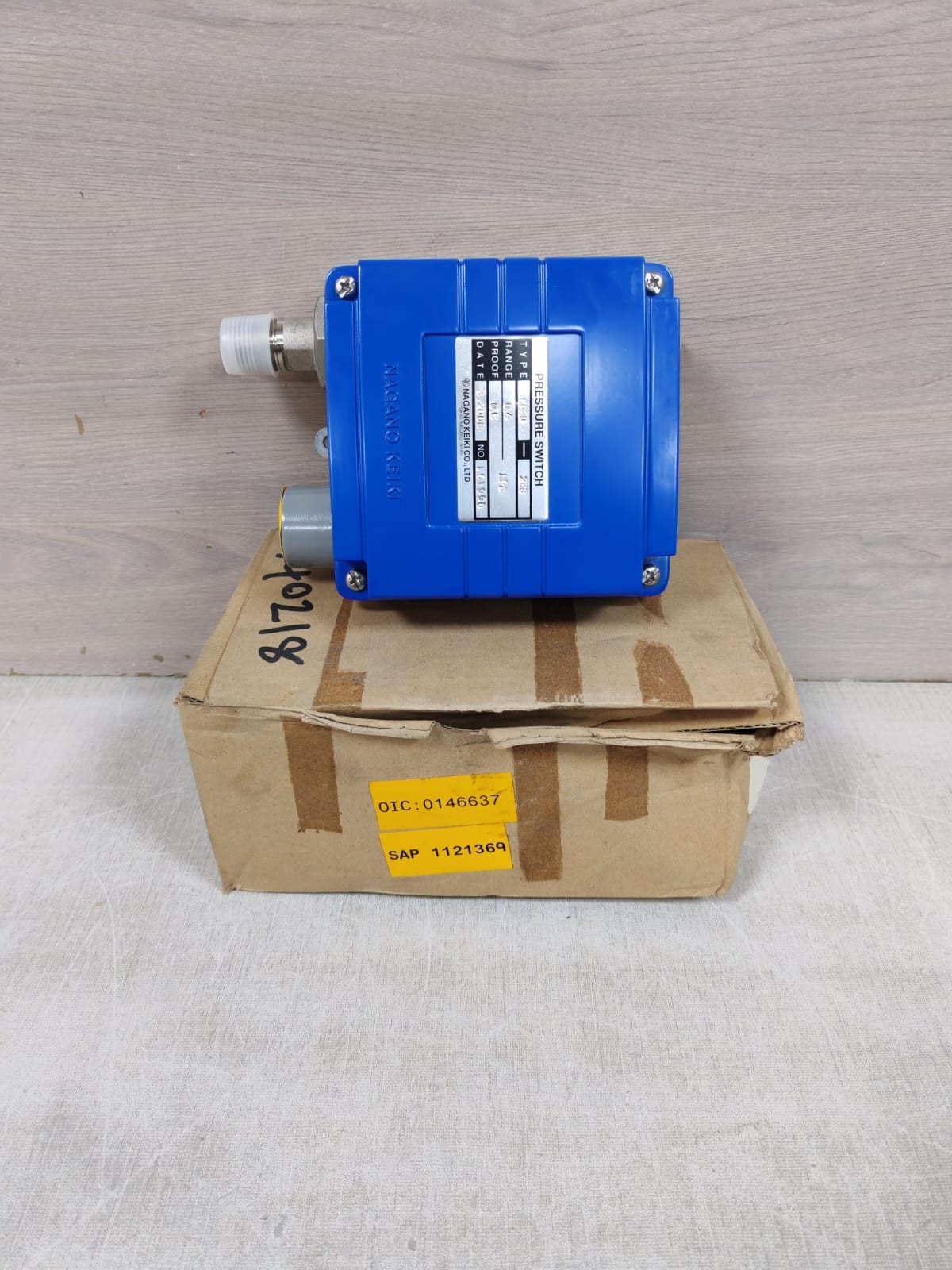 NAGANO KEIKI CQ30 -2M3 PRESSURE SWITCH