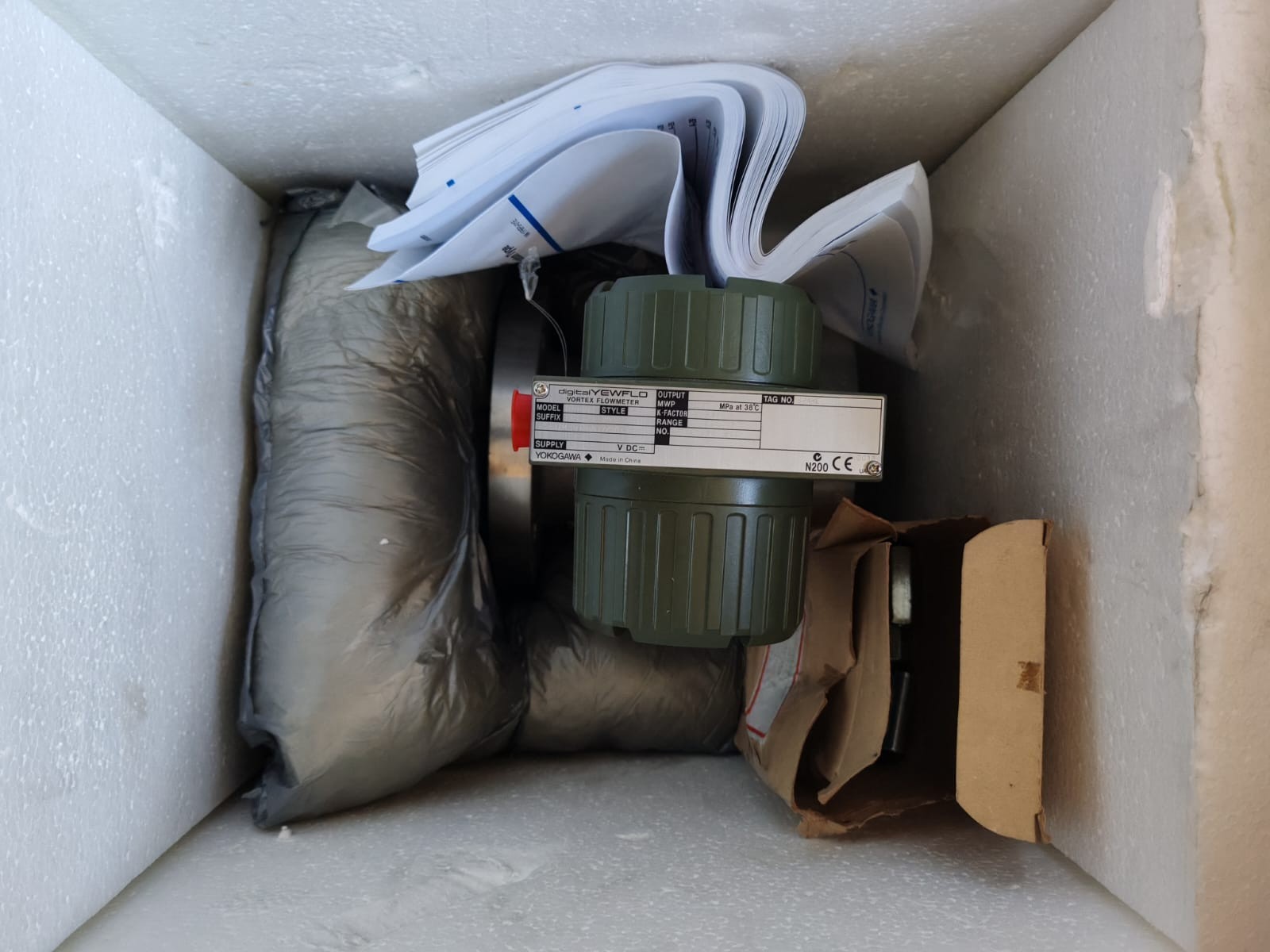 Yokogawa DY080 YOKOGAWA DY080 S1 DIGITAL YEWFLO VORTEX FLOWMETER 6