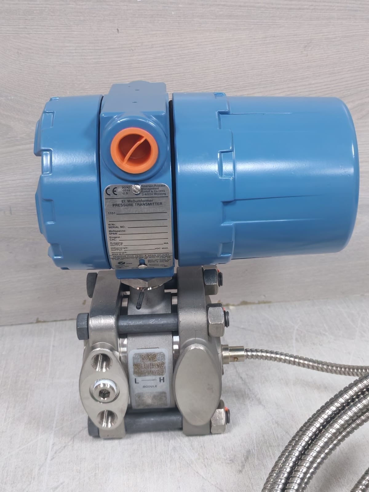 Rosemount 1151-1352-0001 ROSEMOUNT 1151 / 1151-1352-0001 REV A SMART PRESSURE TRANSMITTER 8