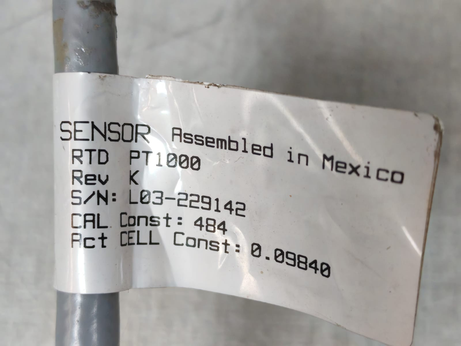 ROSEMOUNT ANALYTICAL 400-12-50 ROSEMOUNT ANALYTICAL 0400-12-5 P/N:400-12-50 ENDURANCE CONDUCTIVITY SENSOR 4