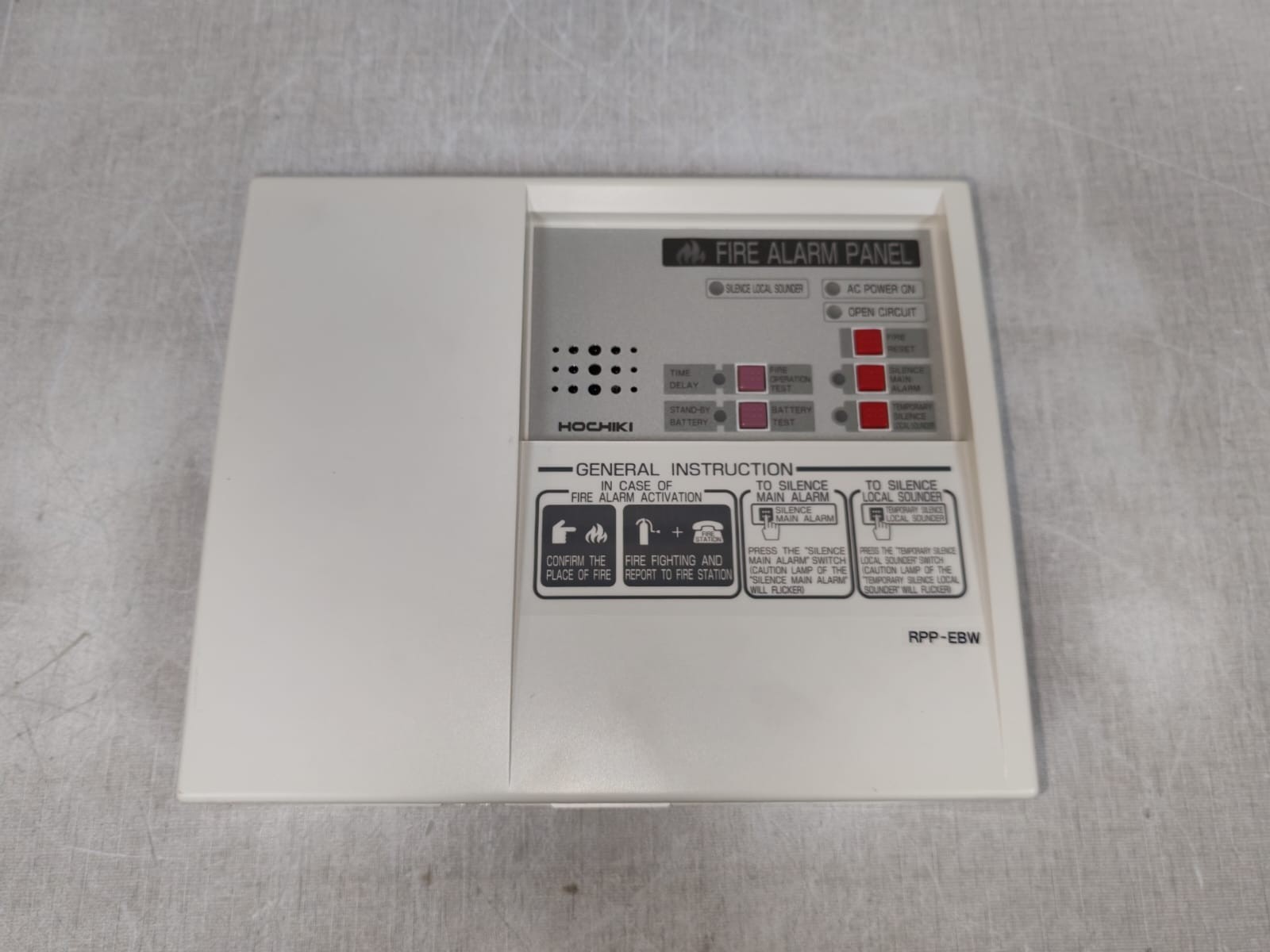 HOCHIKI RPP-EBW / RPP-EBW01Z HOCHIKI RPP-EBW / RPP-EBW01Z FIRE ALARM CONTROL PANEL 9
