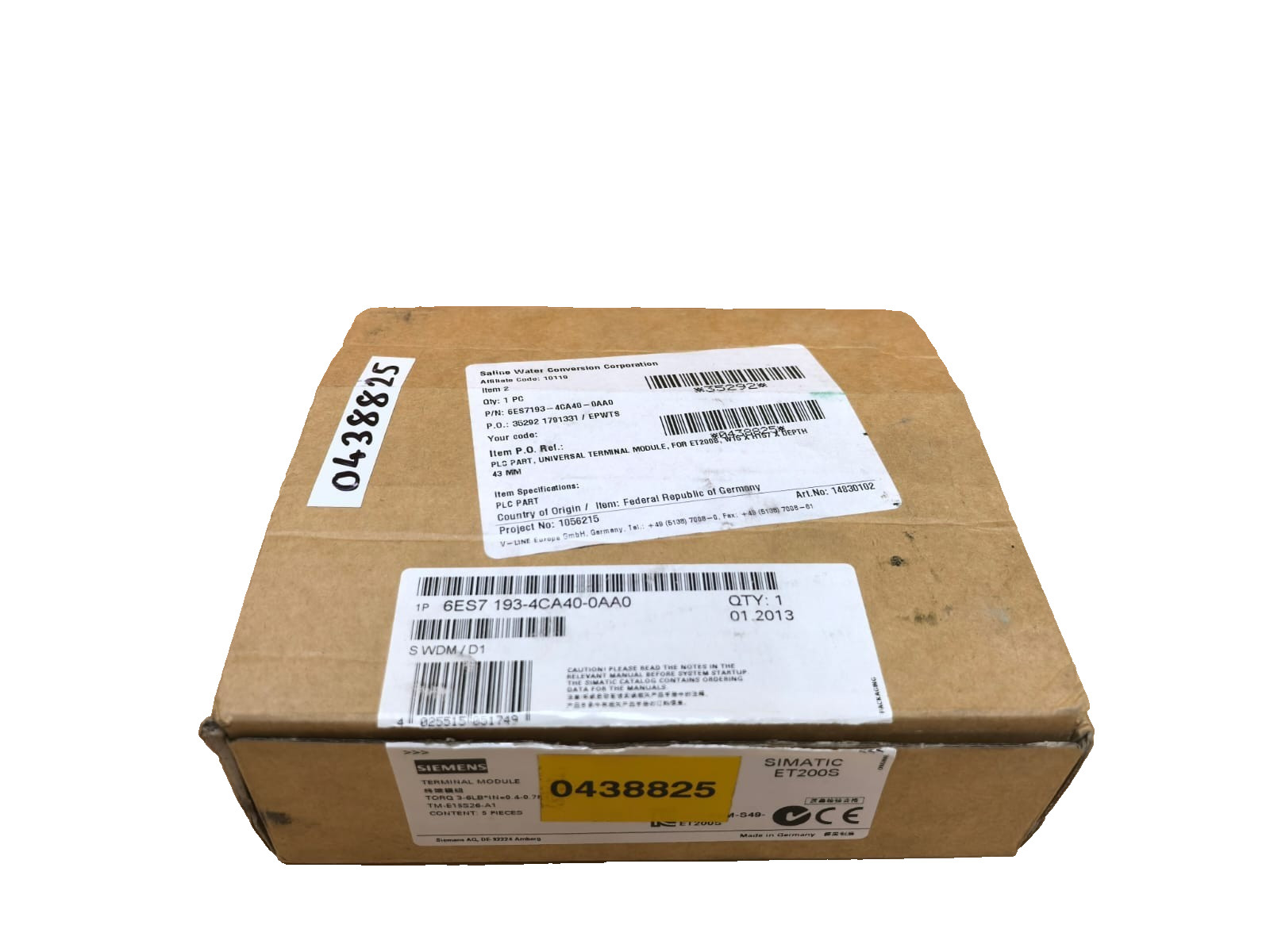 Siemens 6ES7 193-4CA40-0AA0 SIEMENS 6ES7 193-4CA40-0AA0 TERMINAL MODULES (1BOX=5 PCS) 9