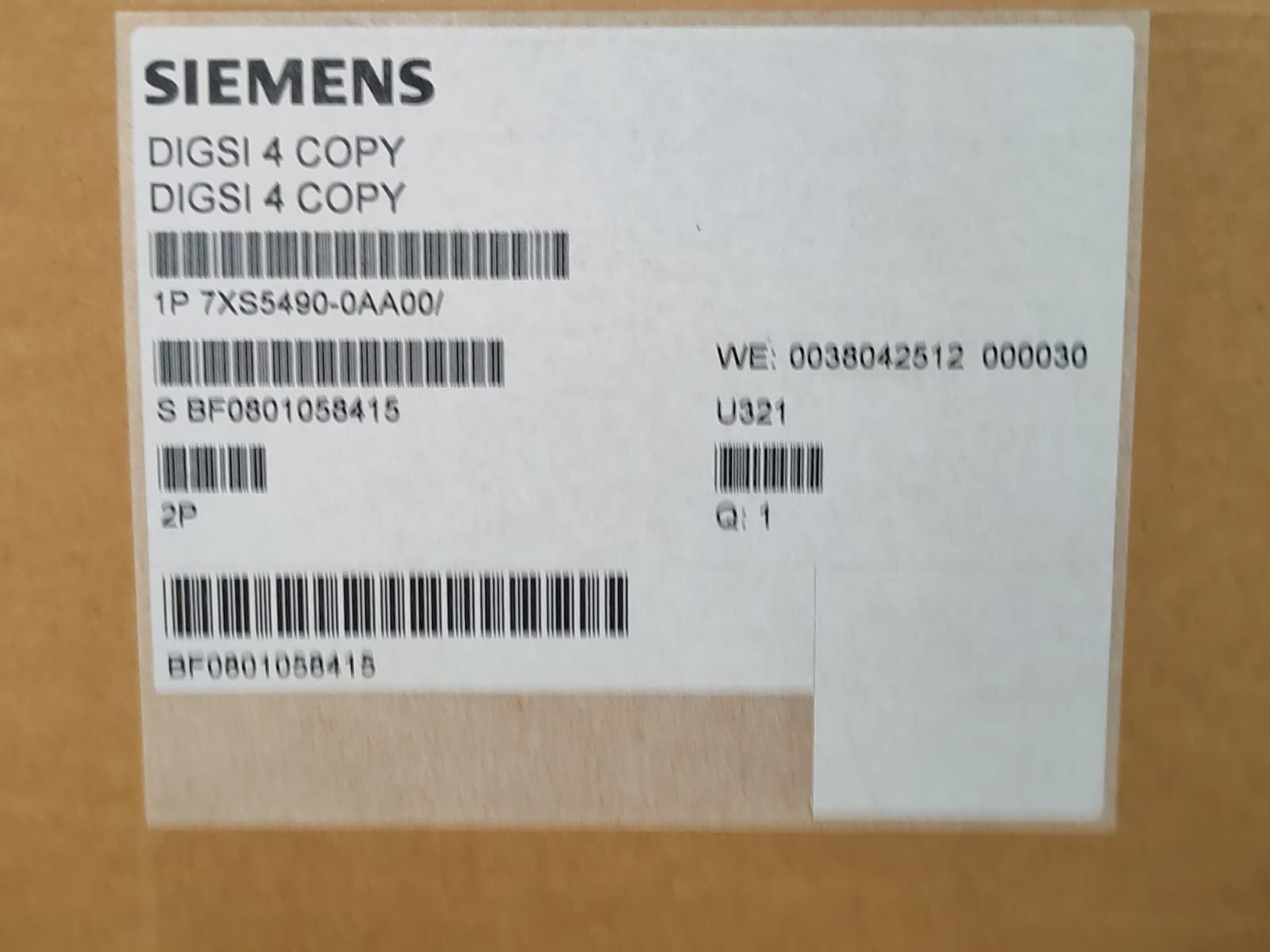 Siemens 1 1P7XS5490-0AA00 SIEMENS DIGSI 4 V4.81 1P7XS5490-0AA00 OPERATING PROGRAM FOR SIPROTEC RELAYS 8