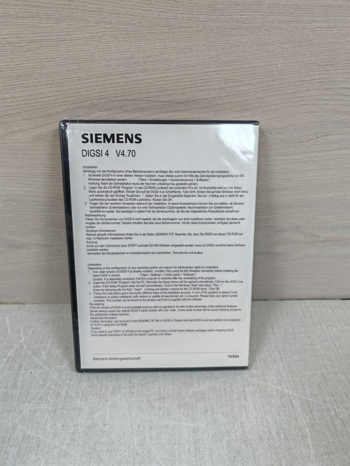 Siemens DIGSI 4 V4.70 1PC53207A 404D904 3 SIEMENS DIGSI 4 V4.70 1PC53207A 404D904 3 OPERATING PROGRAM FOR SIPROTEC RELAYS 9