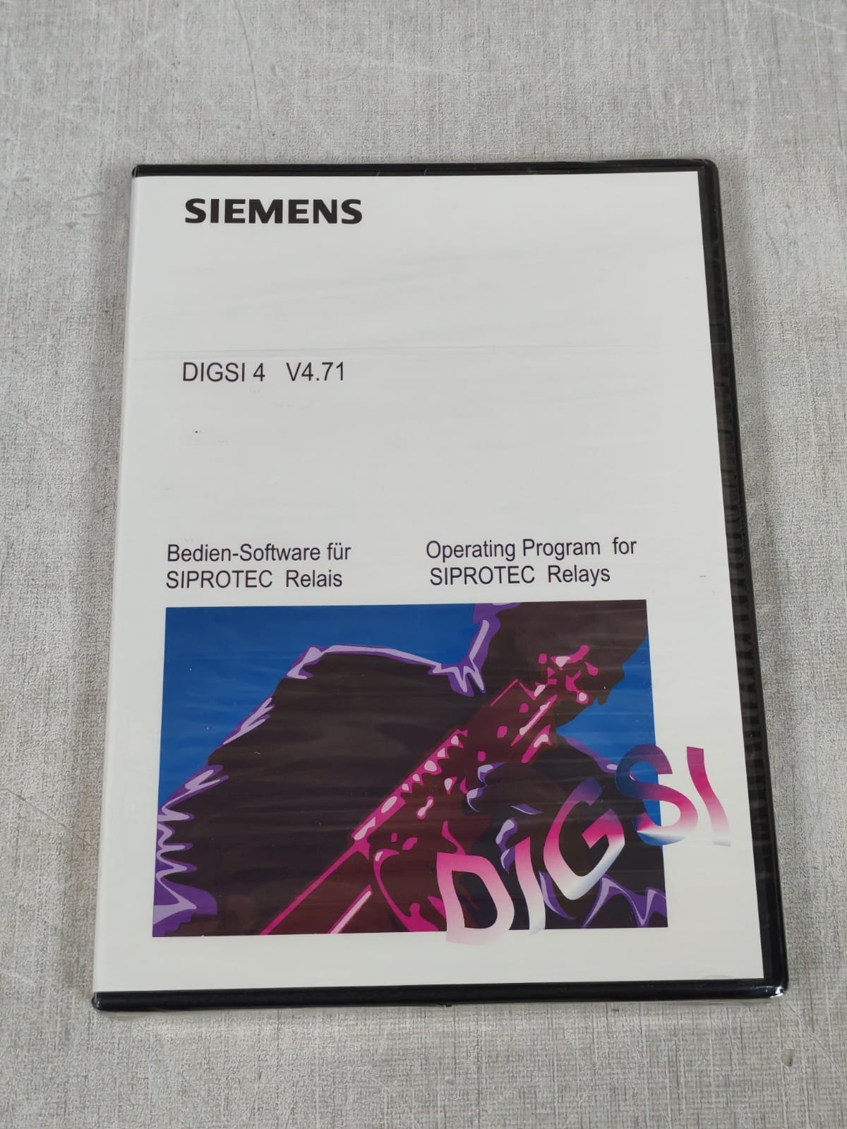 Siemens 7XS5400-0AA00 SIEMENS DIGSI4 V4.71 7XS5400-0AA00 BASIS CD-VERSION OPERATIING PROG.FOR SIPROTEC 8