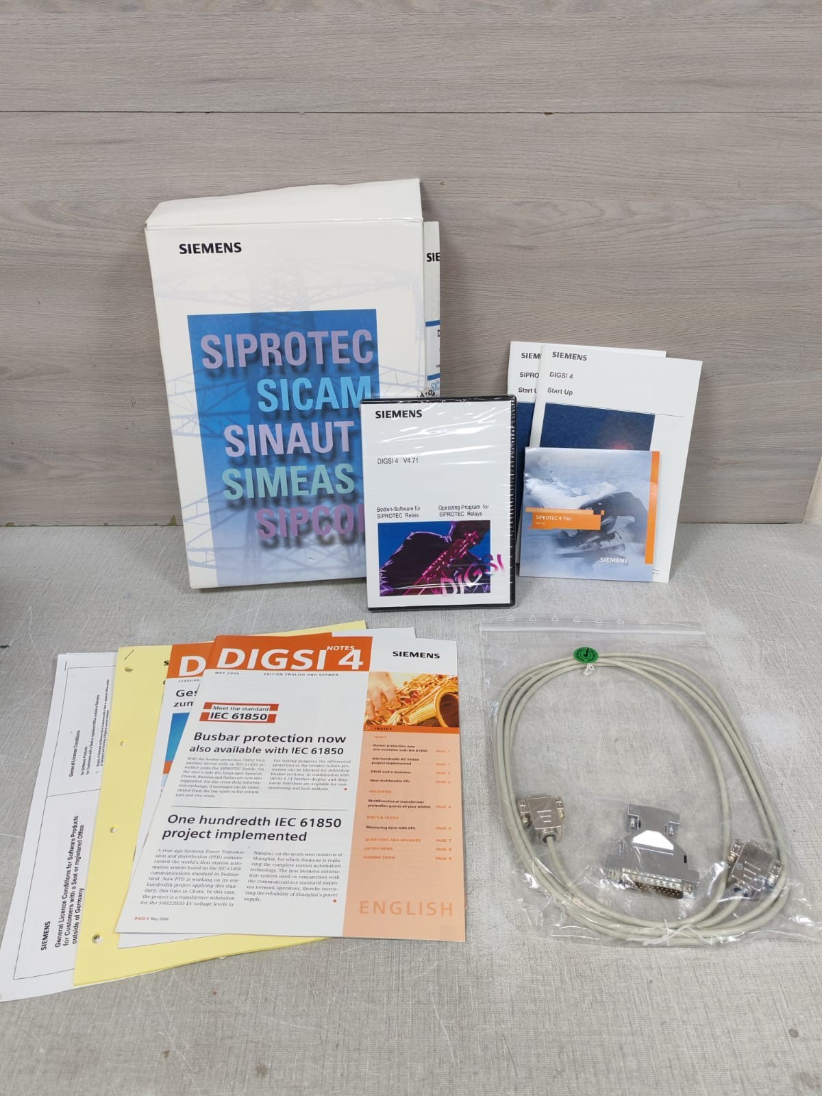 SIEMENS DIGSI4 V4.71 7XS5400-0AA00 BASIS CD-VERSION OPERATIING PROG.FOR SIPROTEC
