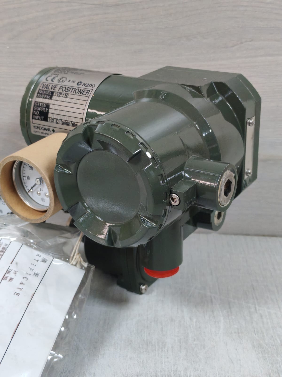 YOKOGAWA YVP110 / 91H609711 824 YOKOGAWA YVP110 91H609711 824 F1A3N/GE/LV1/KF2/LC1/BP VALVE POSITIONER 3