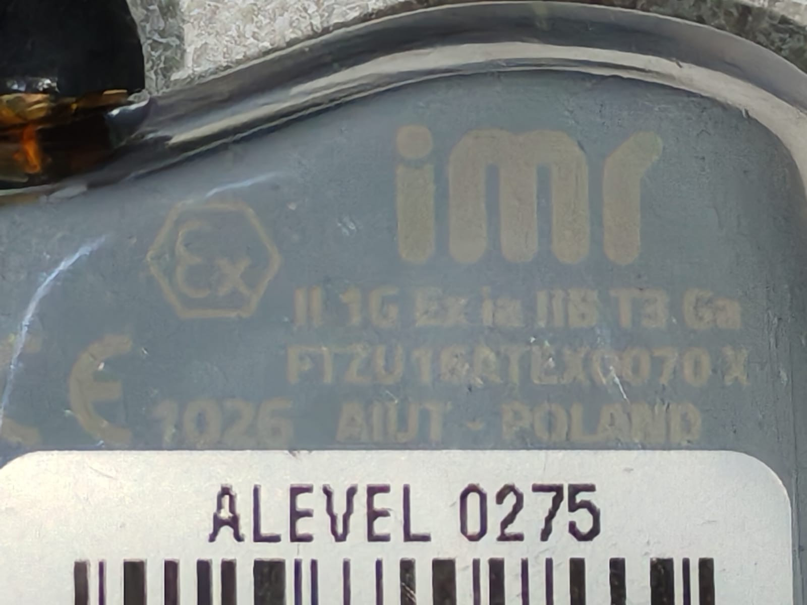 Smart 16ATEX0070 IMR FTZU 16ATEX0070 X ALEVEL 0275 Smart Tank Level Sensor 2