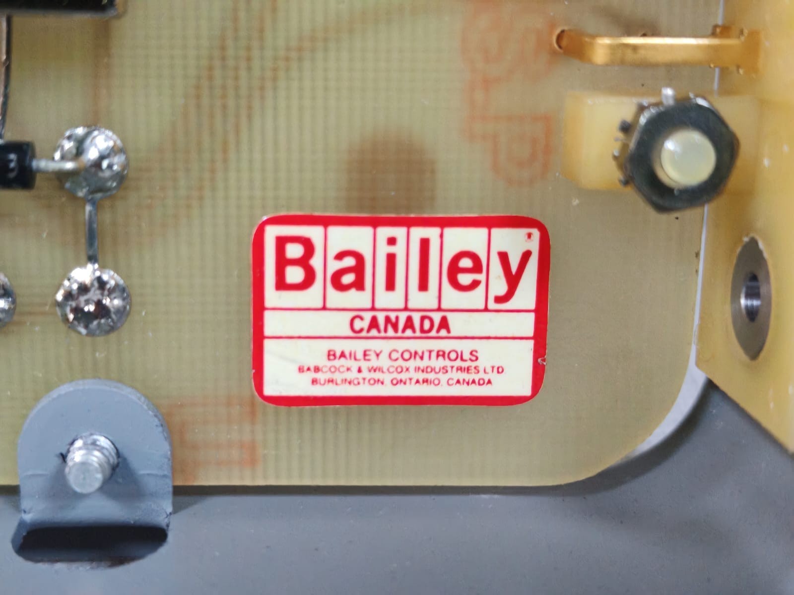 BAILEY CONTROLS L25438D5 BAILEY CONTROLS L25438D5 VOLTAGE MONITOR 9