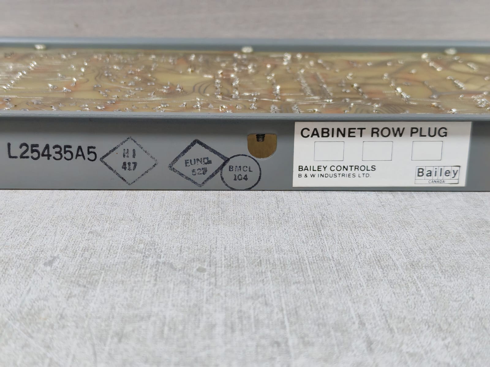 BAILEY CONTROLS L25438D5 BAILEY CONTROLS L25438D5 VOLTAGE MONITOR 10