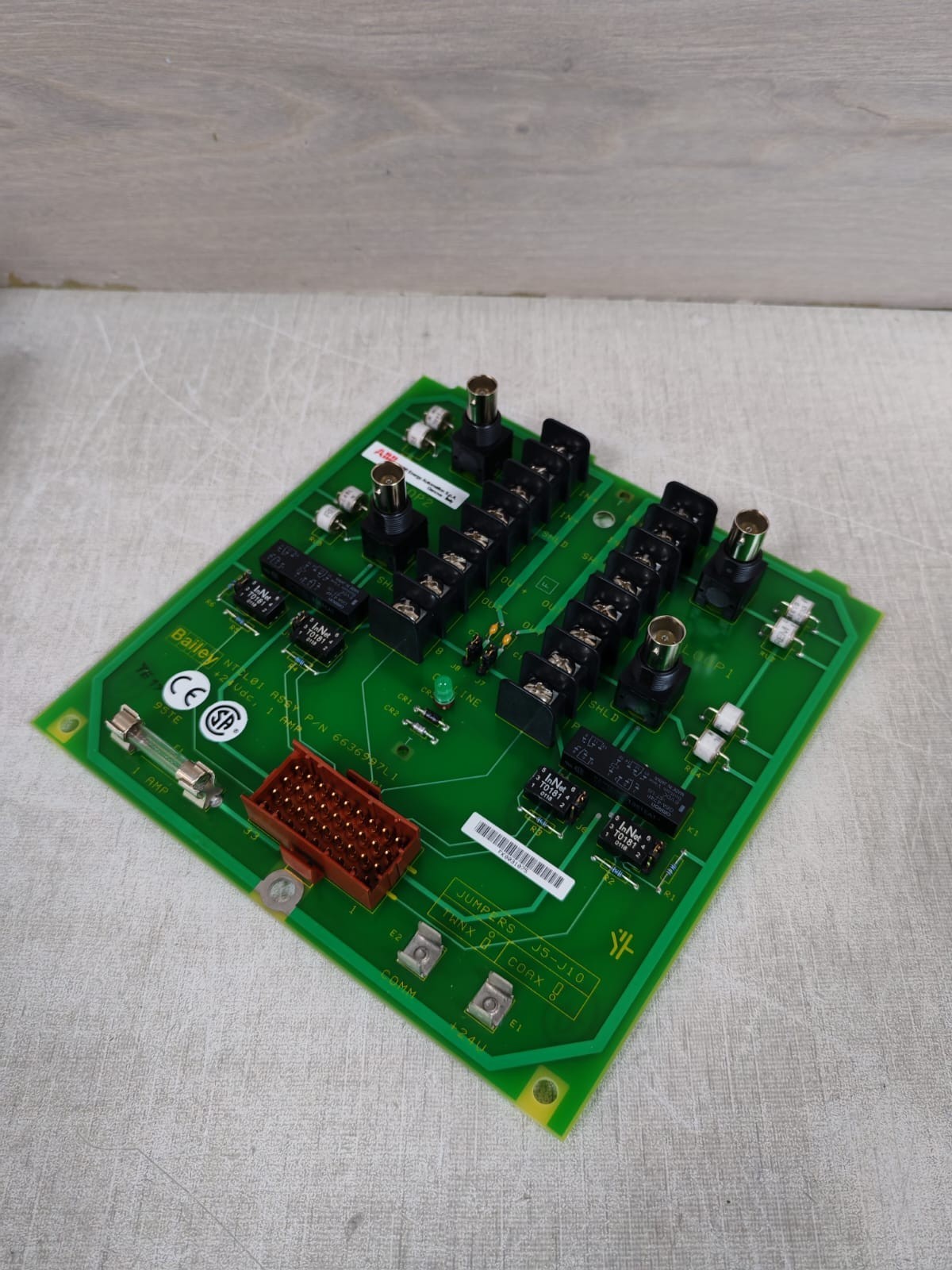ABB NTCL01 ABB BAILEY NTCL01 ASSY 6636997L1 TERMINATION UNIT 24VDC 3