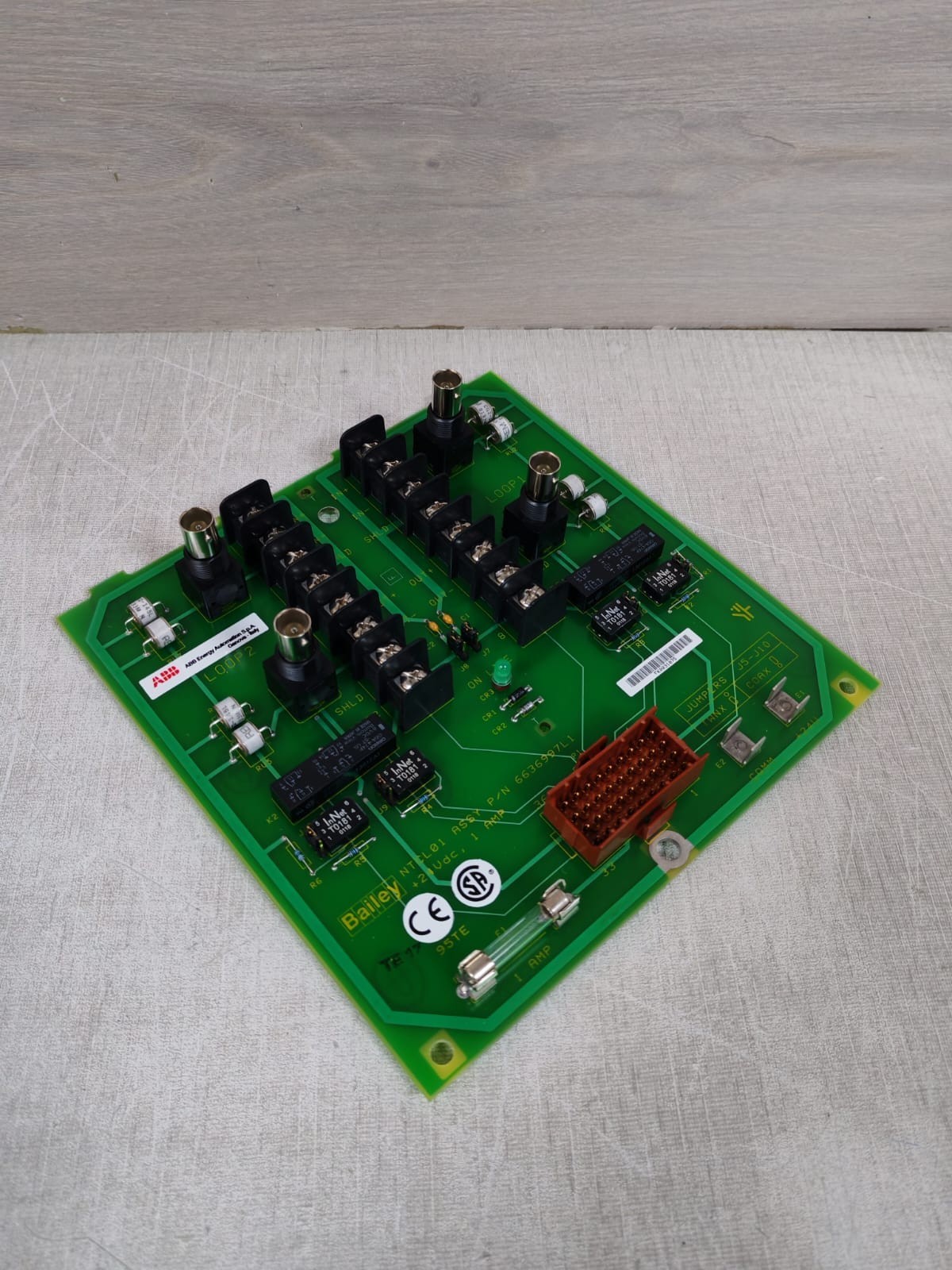 ABB NTCL01 ABB BAILEY NTCL01 ASSY 6636997L1 TERMINATION UNIT 24VDC 4