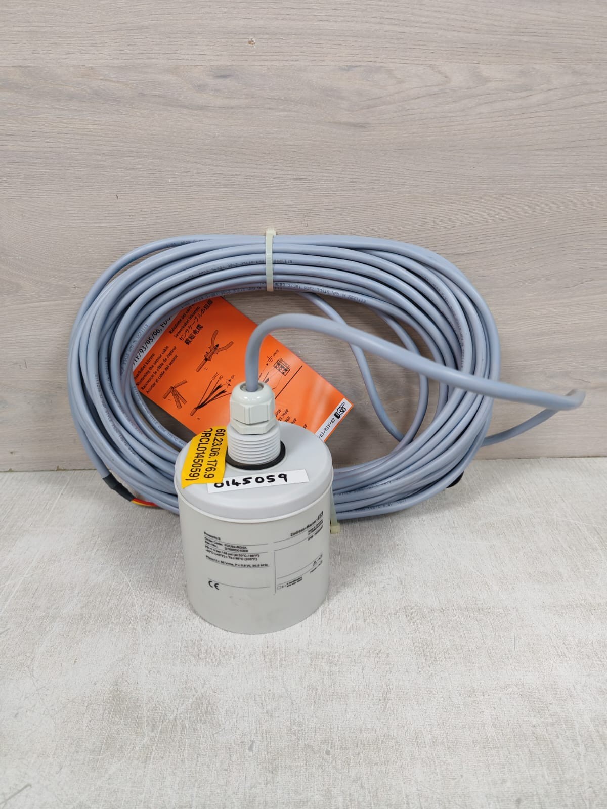 ENDRESS+HAUSER FDU92-RG4A PROSONIC S ULTRASONIC SENSOR