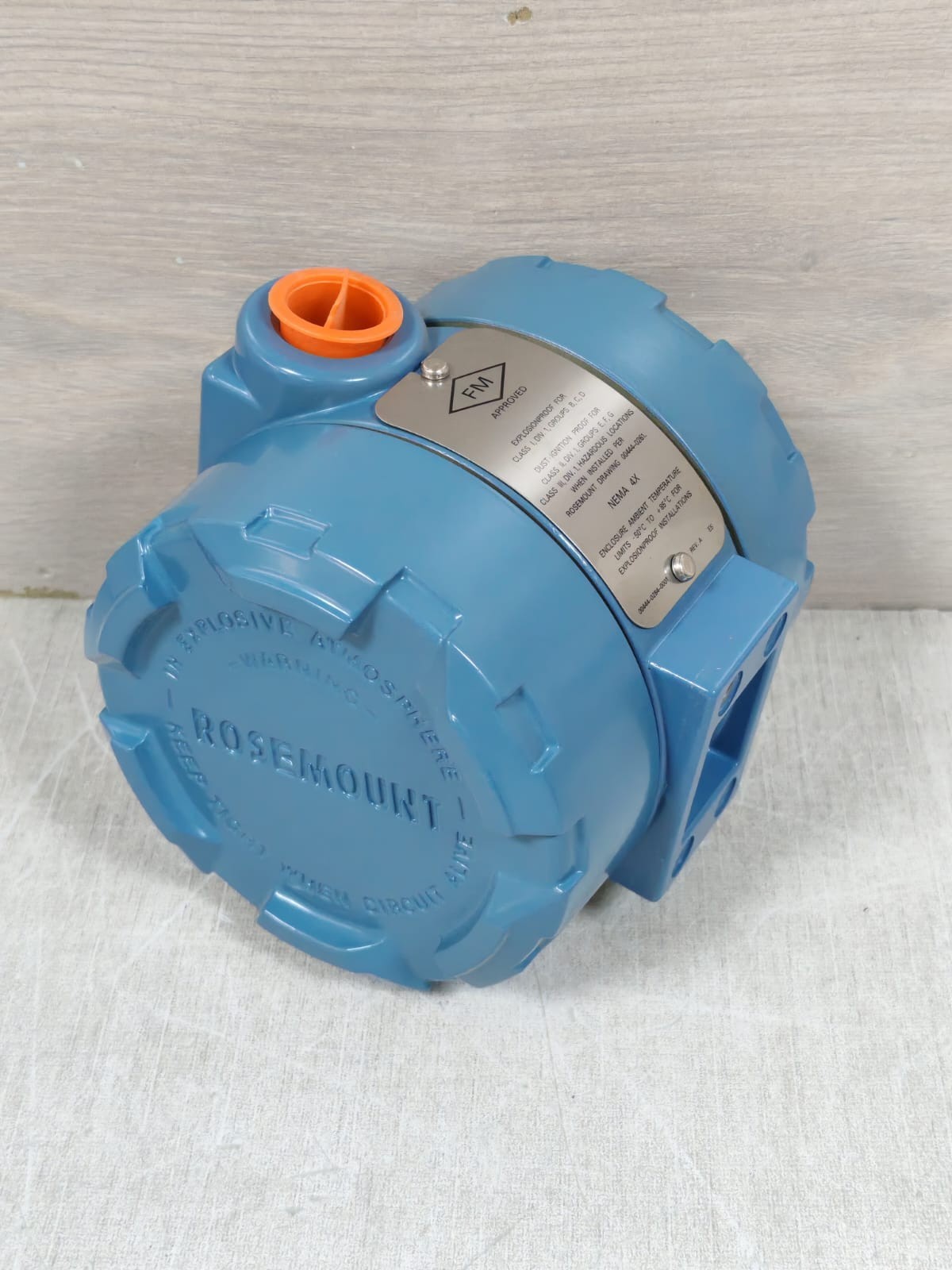 Rosemount 444RL1U1A1E5 ROSEMOUNT 444RL1U1A1E5 TEMPERATURE TRANSMITTER 12-45VDC 4