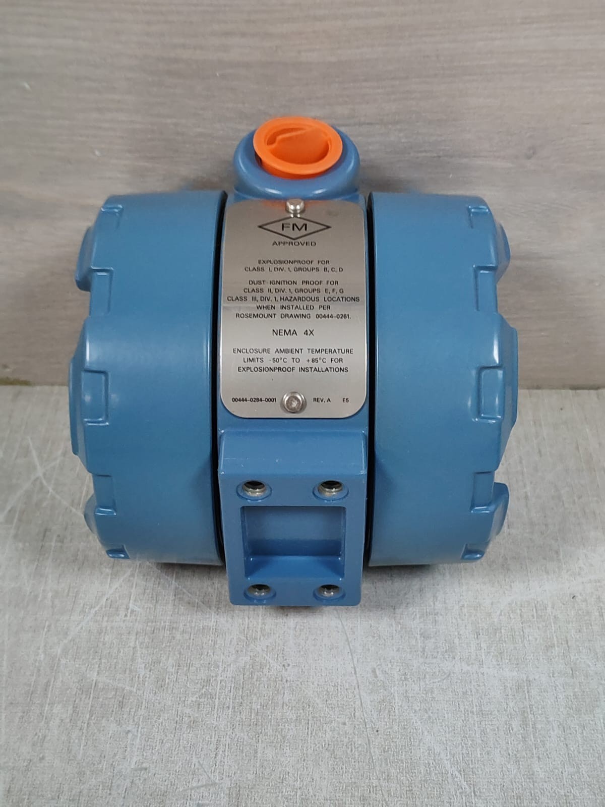 Rosemount 444RL1U1A1E5 ROSEMOUNT 444RL1U1A1E5 TEMPERATURE TRANSMITTER 12-45VDC 9