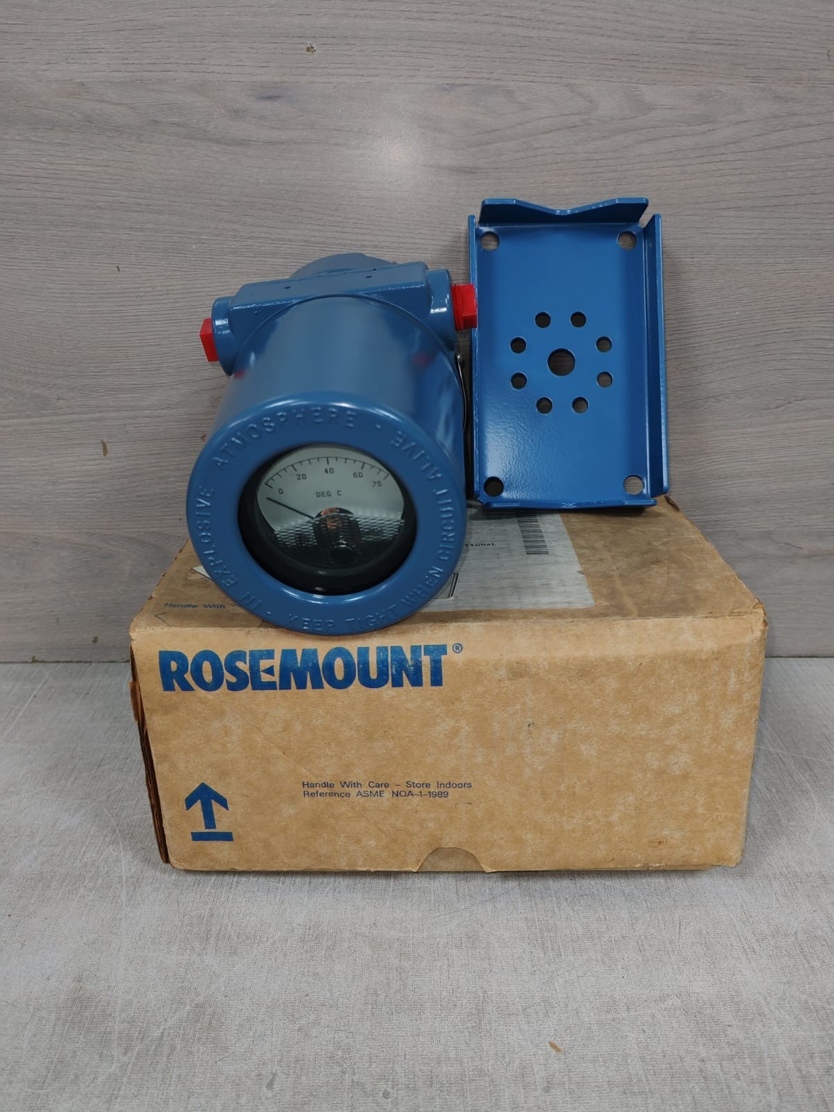 ROSEMOUNT 444RL1U1B2E5 TEMPERATURE TRANSMITTER SENSOR 45VDC