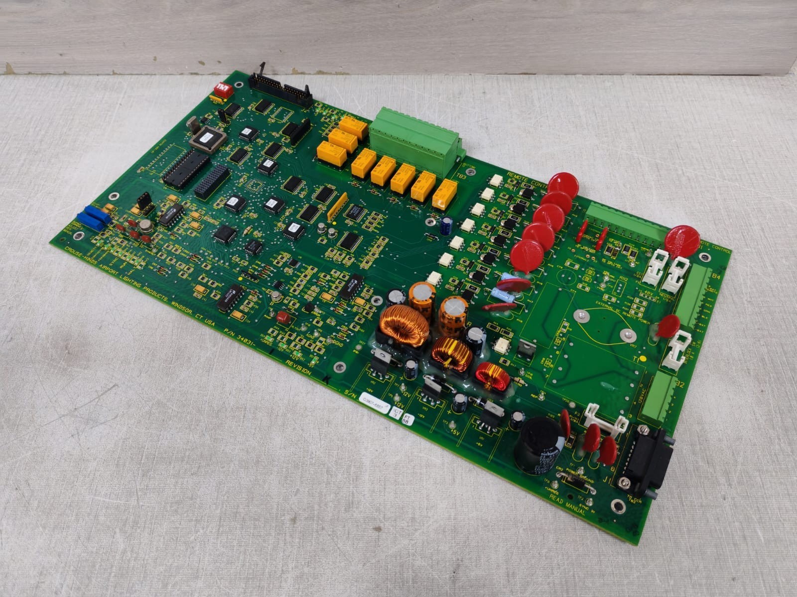Cooper Crouse-Hinds 34031-1-REV.K COOPER CROUSE-HINDS P/N: 34031-1 REV.K SPARE CONTROL BOARD 4