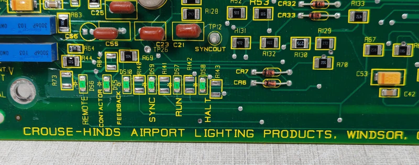 Cooper Crouse-Hinds 34031-1-REV.K COOPER CROUSE-HINDS P/N: 34031-1 REV.K SPARE CONTROL BOARD 7