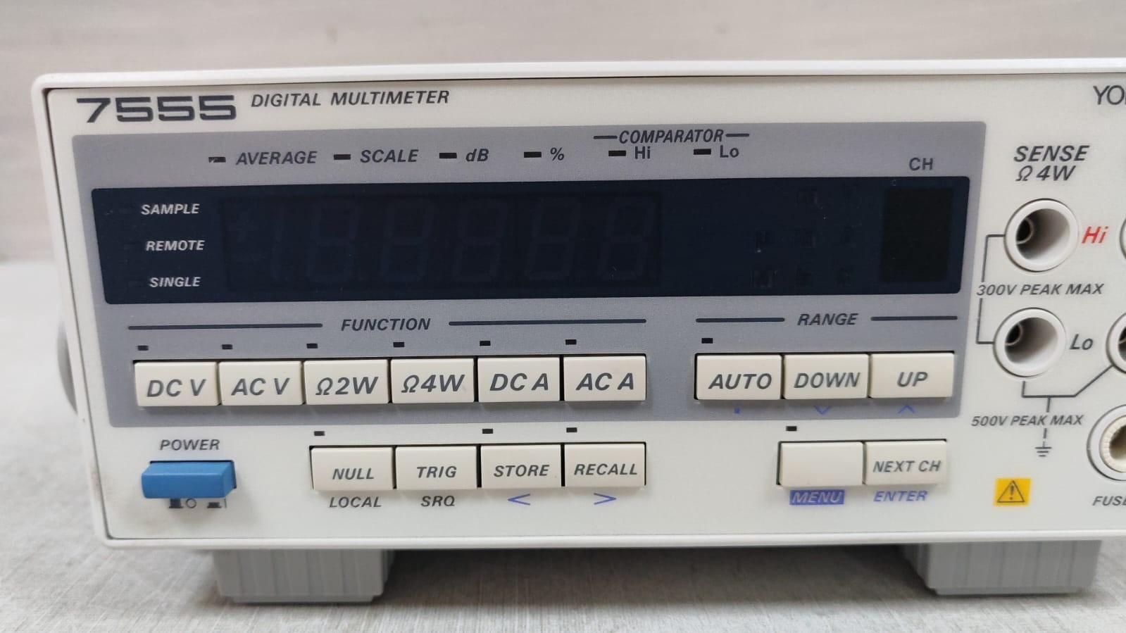 Yokogawa 755501 YOKOGAWA 7555 / 755501 -7-F 12WB18631 L DIGITAL MULTIMETER UNIT 230V 4