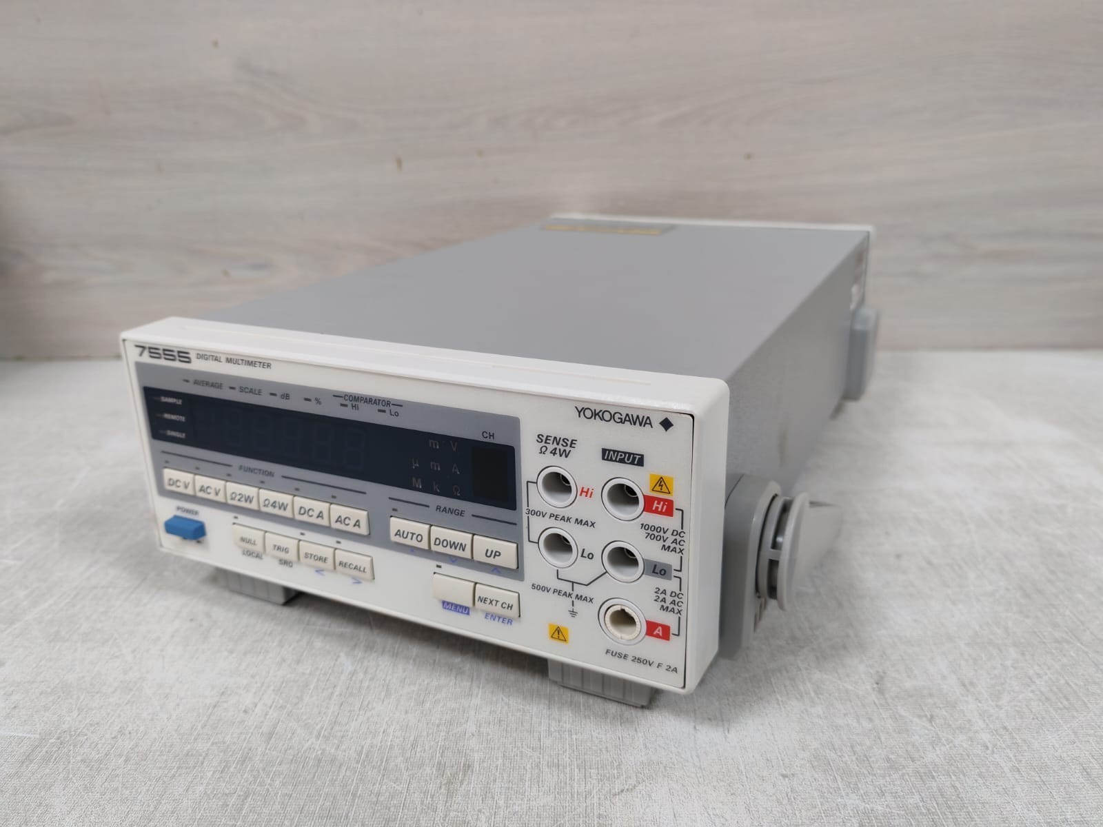 Yokogawa 755501 YOKOGAWA 7555 / 755501 -7-F 12WB18631 L DIGITAL MULTIMETER UNIT 230V 6