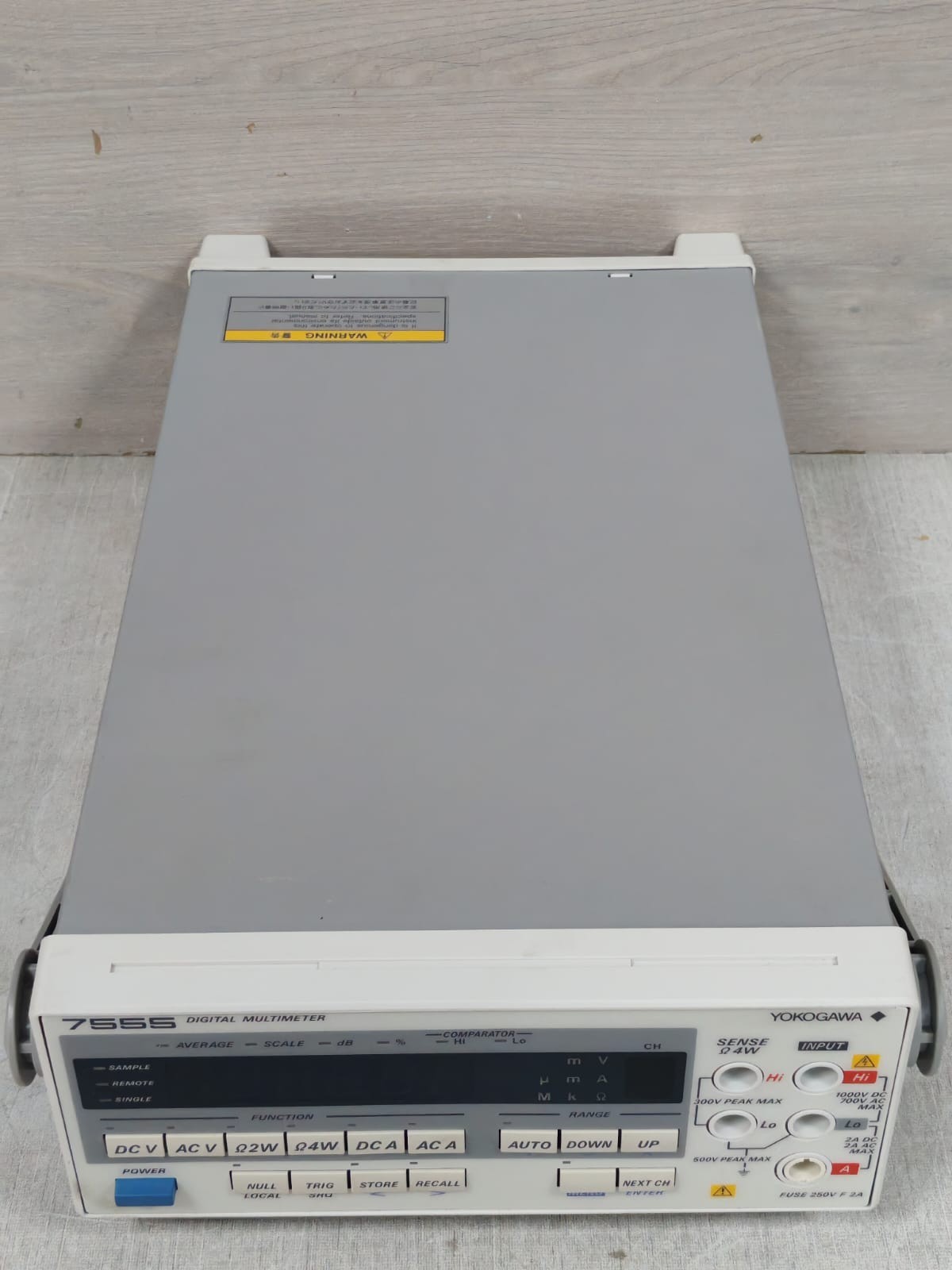 Yokogawa 755501 YOKOGAWA 7555 / 755501 -7-F 12WB18631 L DIGITAL MULTIMETER UNIT 230V 10