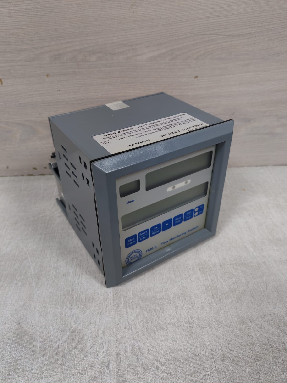 MICRO MOTION FMS2NA1CA MICRO MOTION FMS-3 FMS2NA1CA FLOW MONITORING SYSTEM 220/230VAC 4