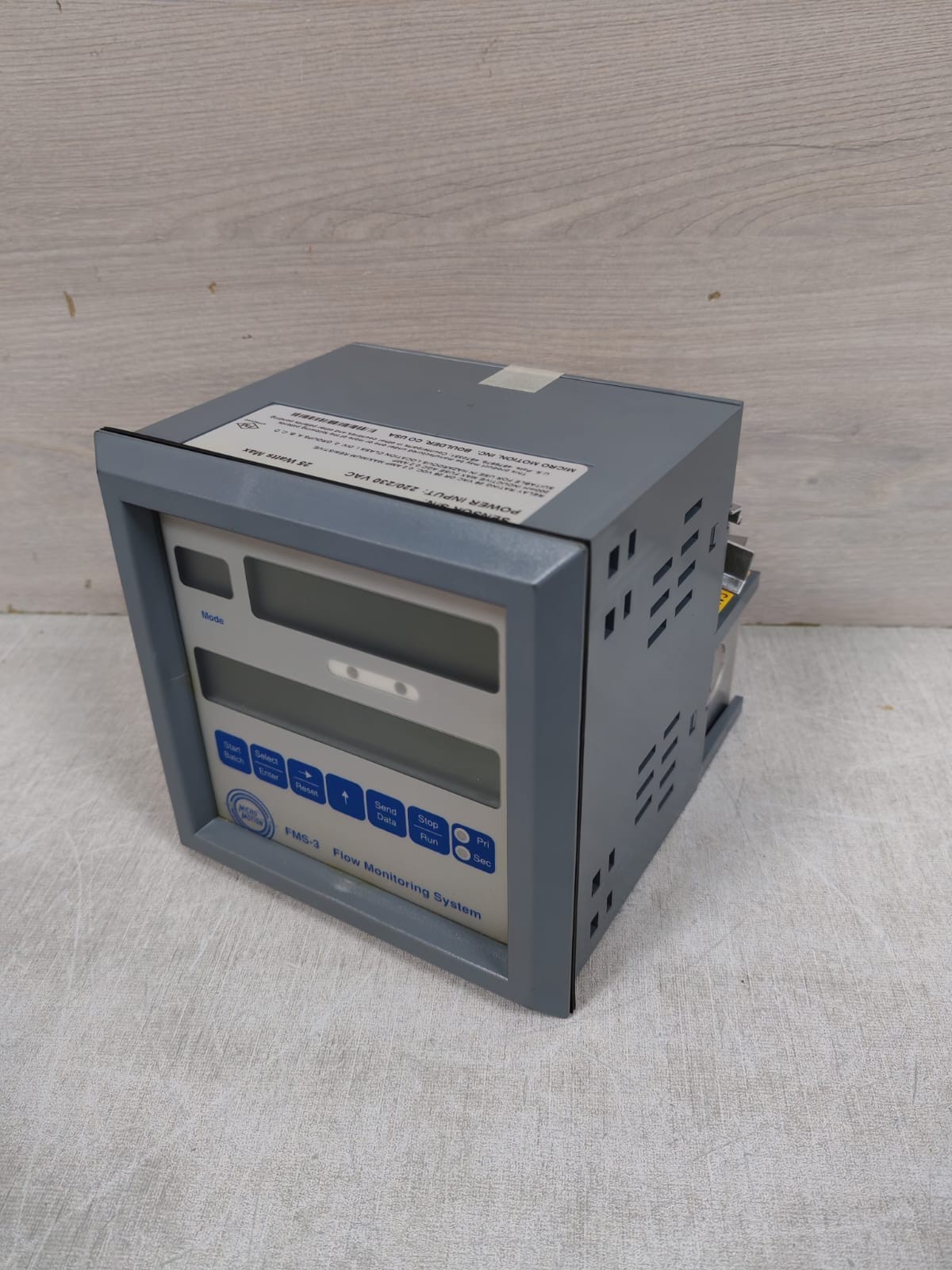 MICRO MOTION FMS2NA1CA MICRO MOTION FMS-3 FMS2NA1CA FLOW MONITORING SYSTEM 220/230VAC 5