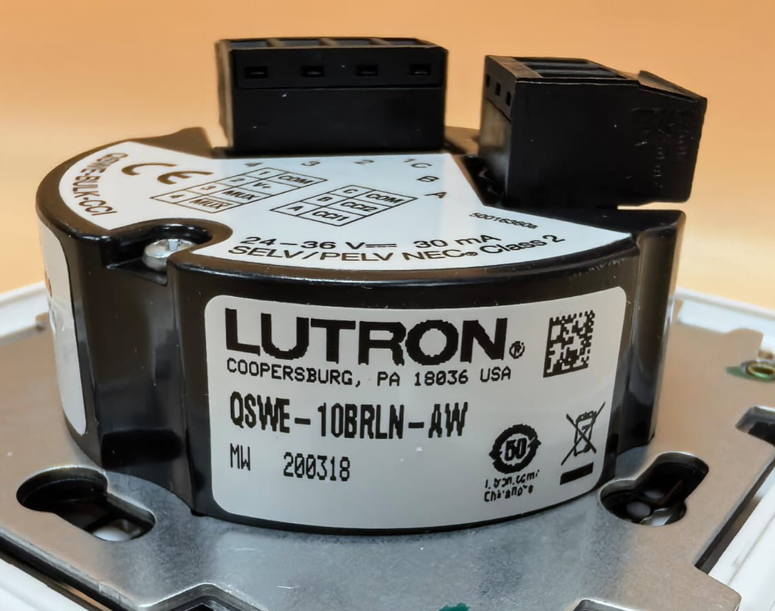 LUTRON AW-10 LUTRON QSWE-10BRLN-AW 10-BUTTON WALLSTATION 3