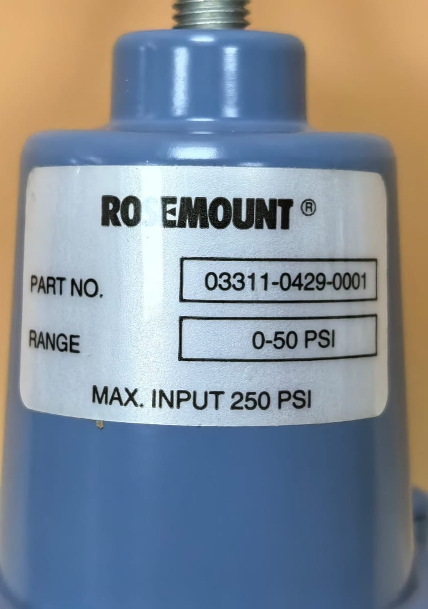 Rosemount 03311-0429-0001 ROSEMOUNT 03311-0429-0001 0-50 PSI PRESSURE REGULATOR 2
