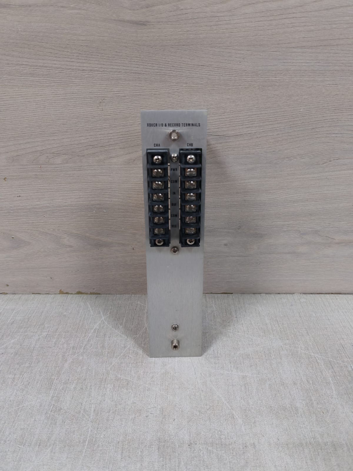 BENTLY NEVADA 81544-01 / 78462-020 M XDUCR I/O & RECORD TERMINAL RELAY CARD