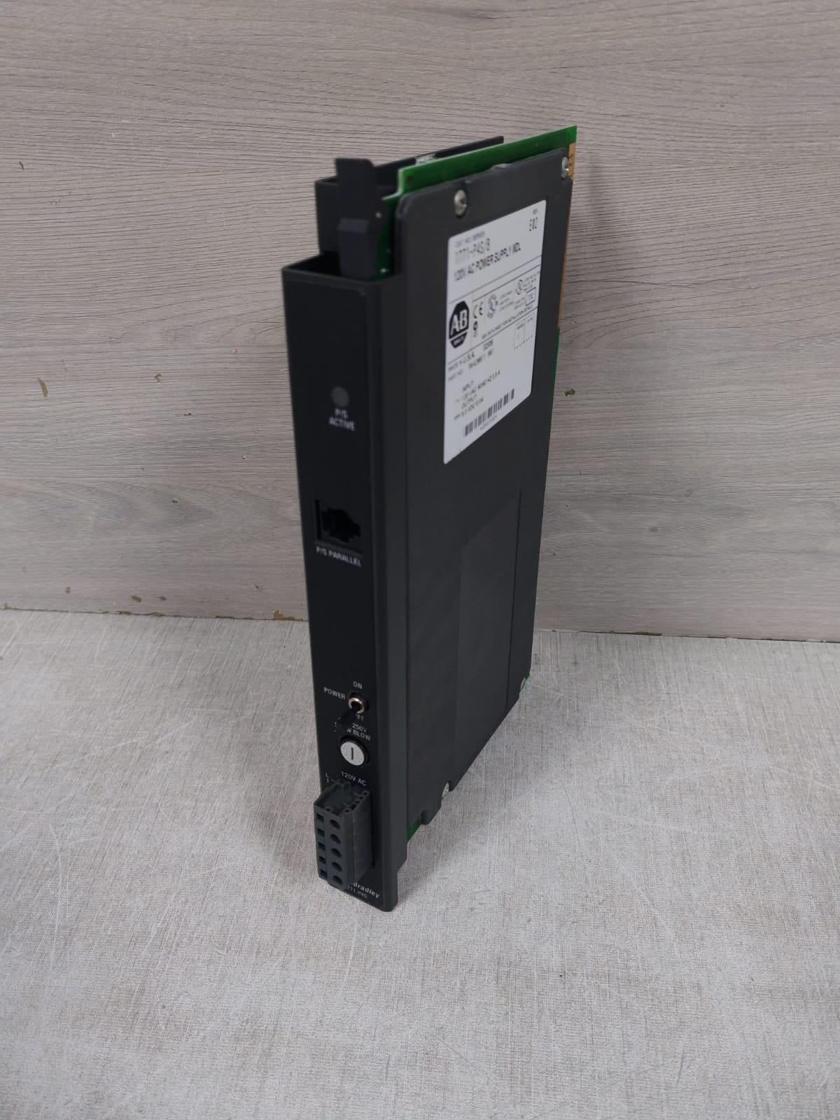 Allen-Bradley 96420071 B01 ALLEN BRADLEY 1771-P4S/B REV.E02 96420071 B01 120AC POWER SUPPLY MDL 5