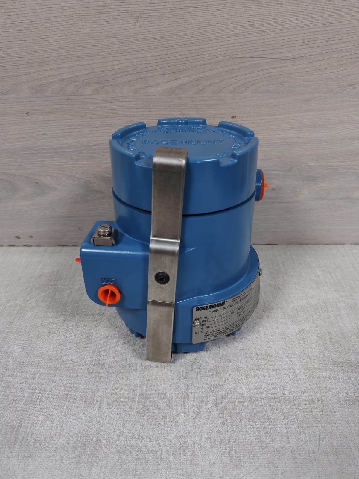 ROSEMOUNT ANALYTICAL 3311DS3J1E9B2F2 ROSEMOUNT ANALYTICAL 3311 / 3311DS3J1E9B2F2 CURRENT TO PRESSURE TRANSDUCER 100MA 6