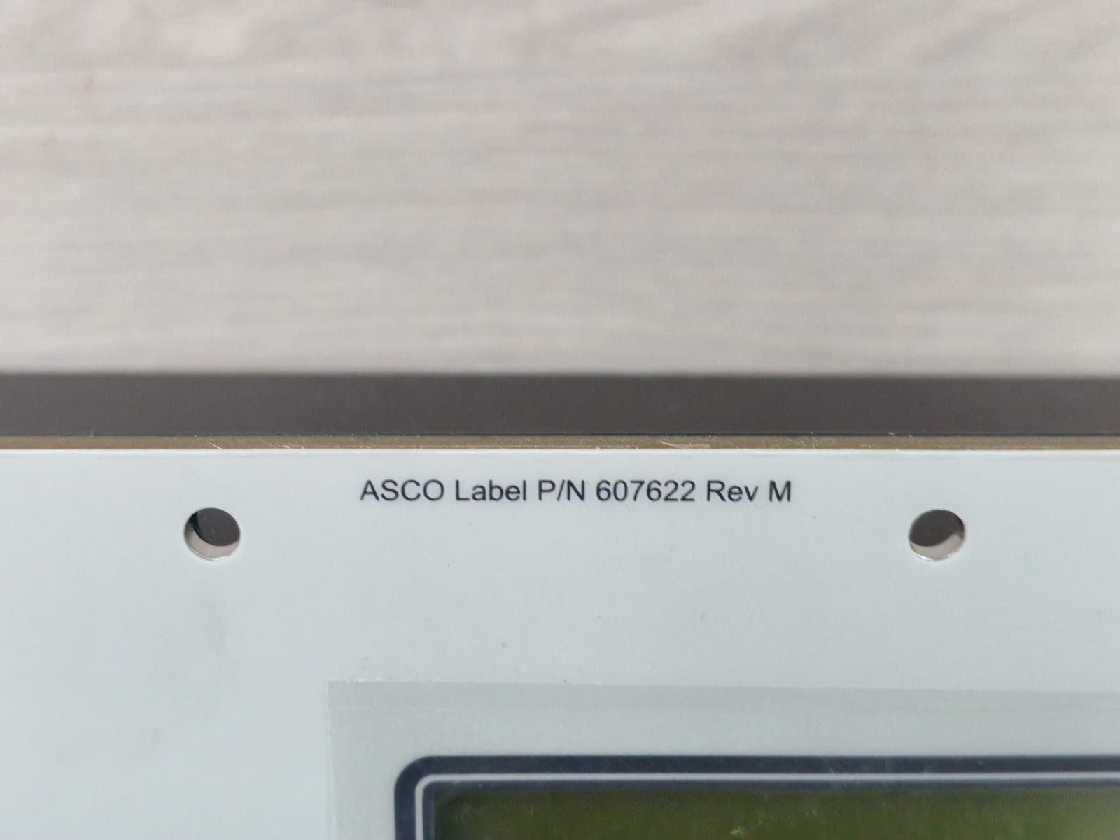 ASCO 607622 REV. M ASCO 5220 SERIES P/N 607622 REV. M POWER MONITORING CENTER 3