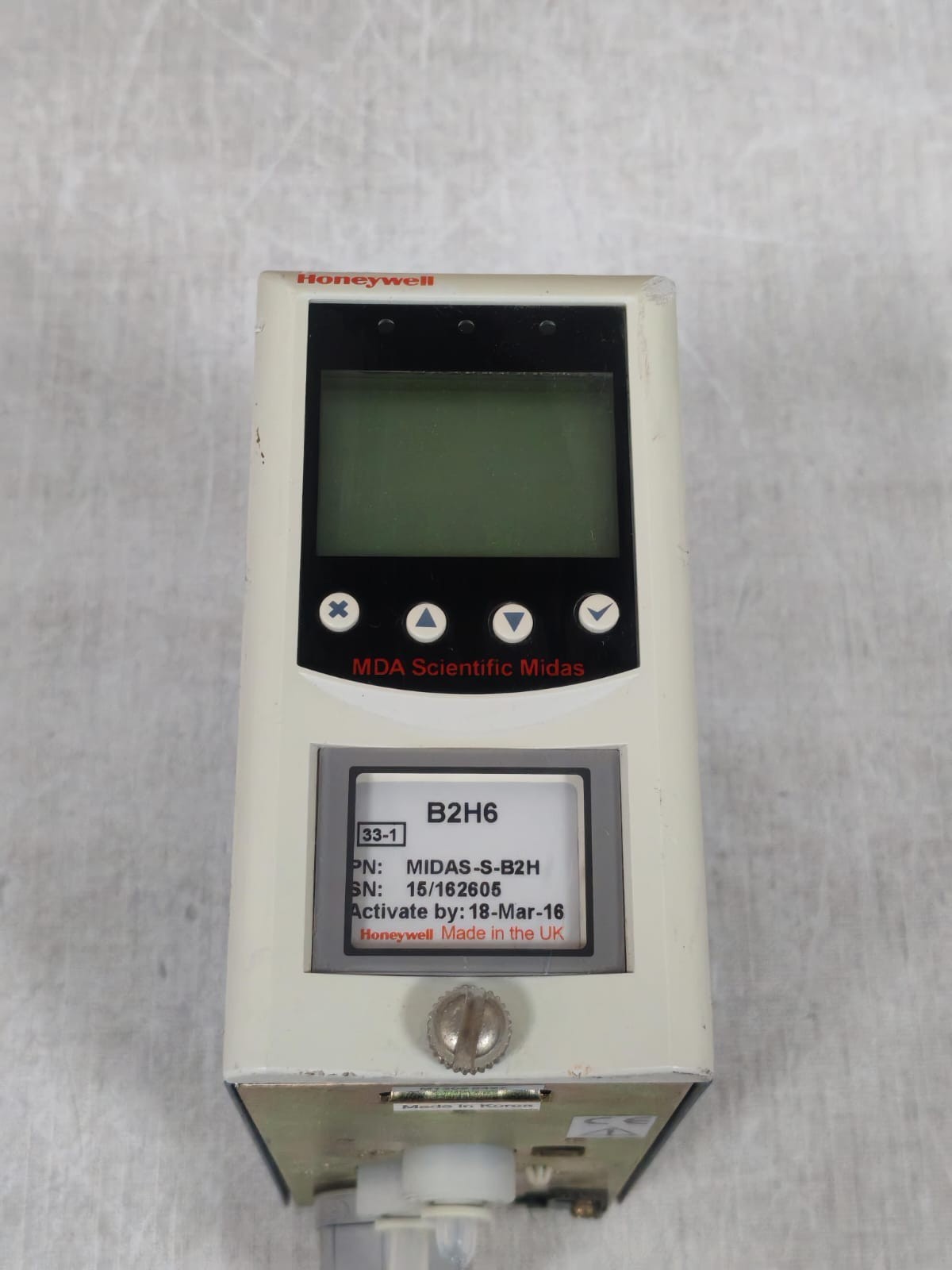 Honeywell MIDAS-S-B2H HONEYWELL B2H6 MIDAS-S-B2H GAS DETECTOR 2