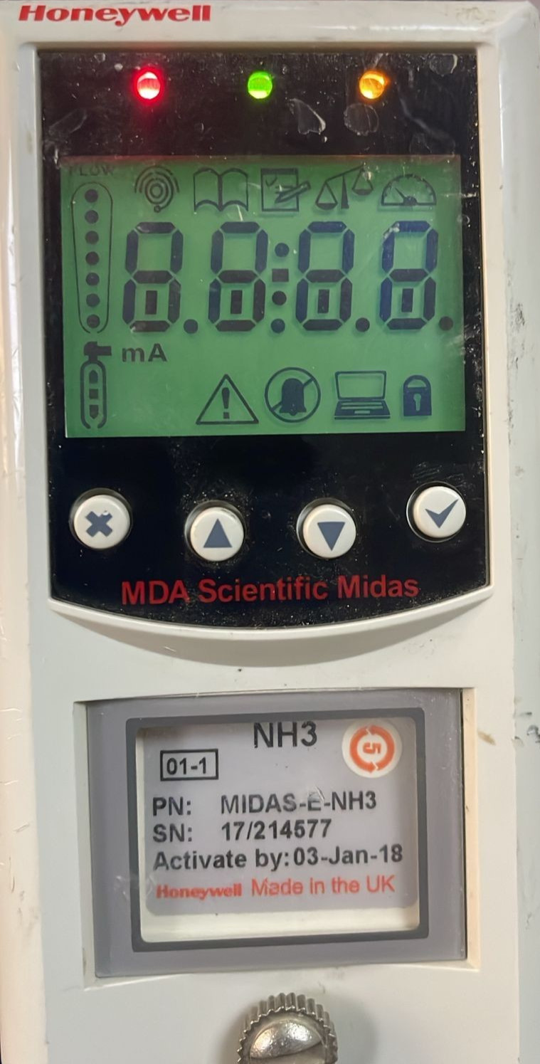 Honeywell NH3 MIDAS-E-NH3 HONEYWELL NH3 MIDAS-E-NH3 GAS DETECTOR 2