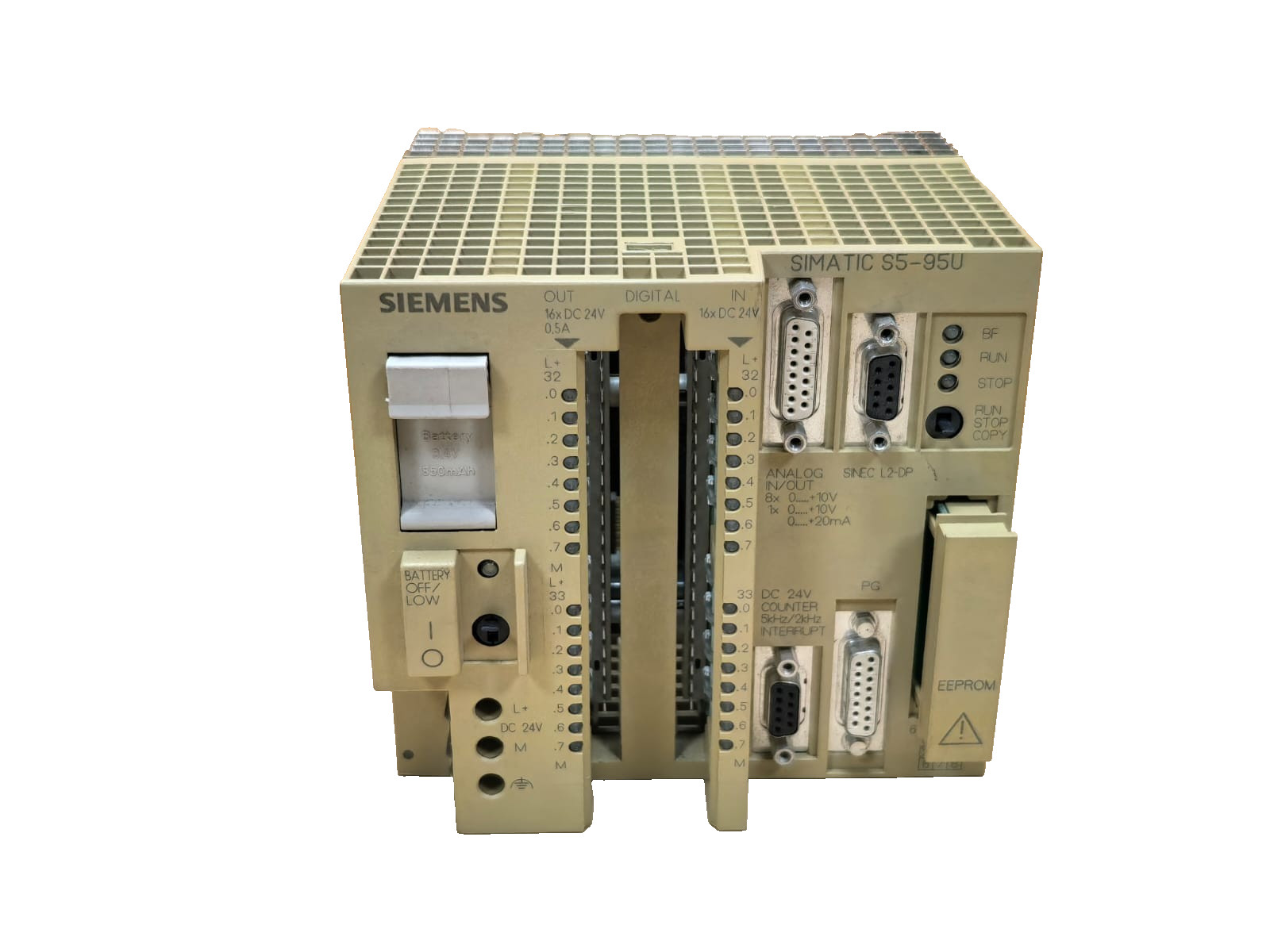 Siemens 6ES5 095-8ME03 SIEMENS 6ES5 095-8ME03 SIMATIC S5 PROGRAMMABLE CONTROLLER 2