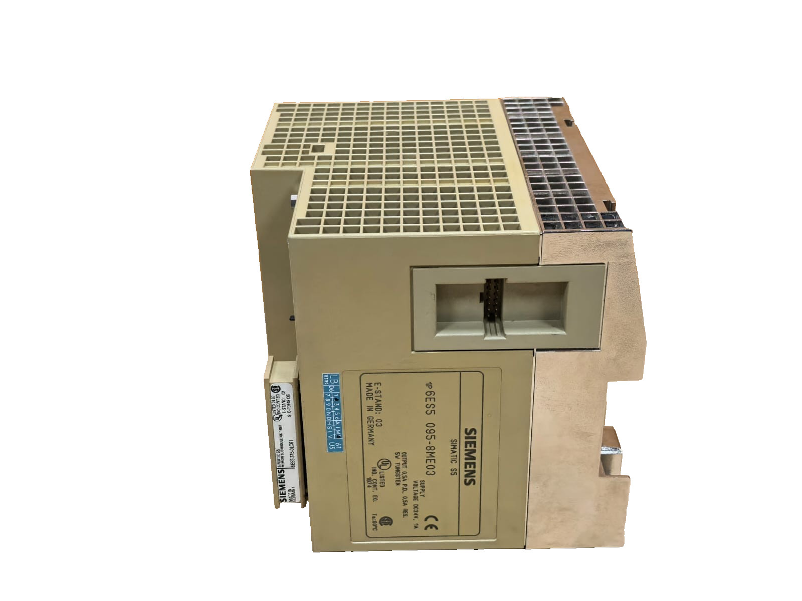 Siemens 6ES5 095-8ME03 SIEMENS 6ES5 095-8ME03 SIMATIC S5 PROGRAMMABLE CONTROLLER 5