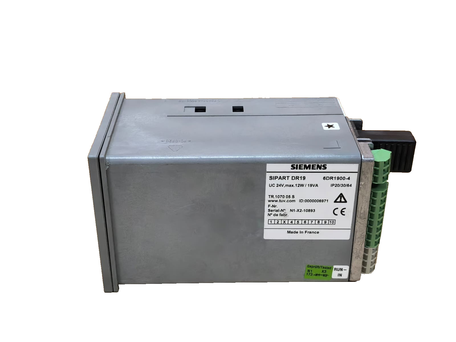 Siemens 6DR1900-4 SIEMENS SIPART DR19 DIGITAL CONTROLLER 6DR1900-4 5