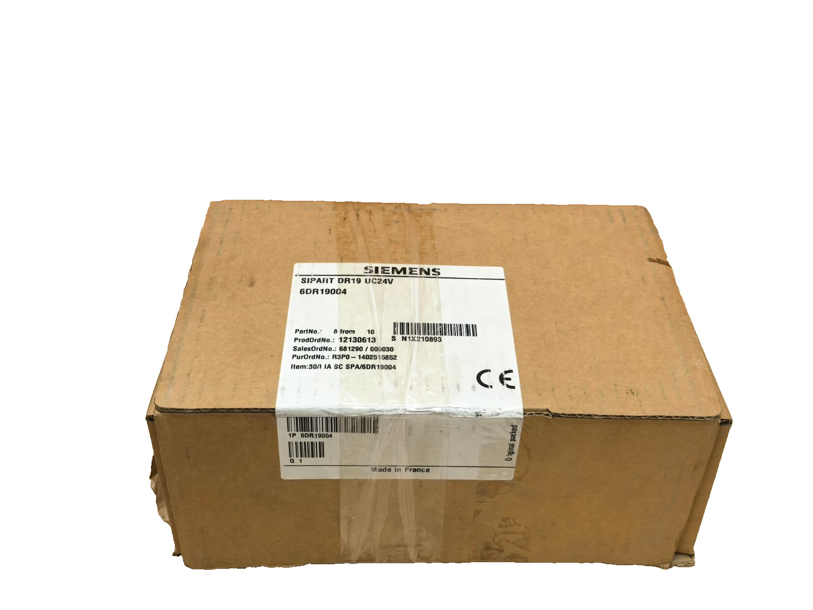 Siemens 6DR1900-4 SIEMENS SIPART DR19 DIGITAL CONTROLLER 6DR1900-4 8