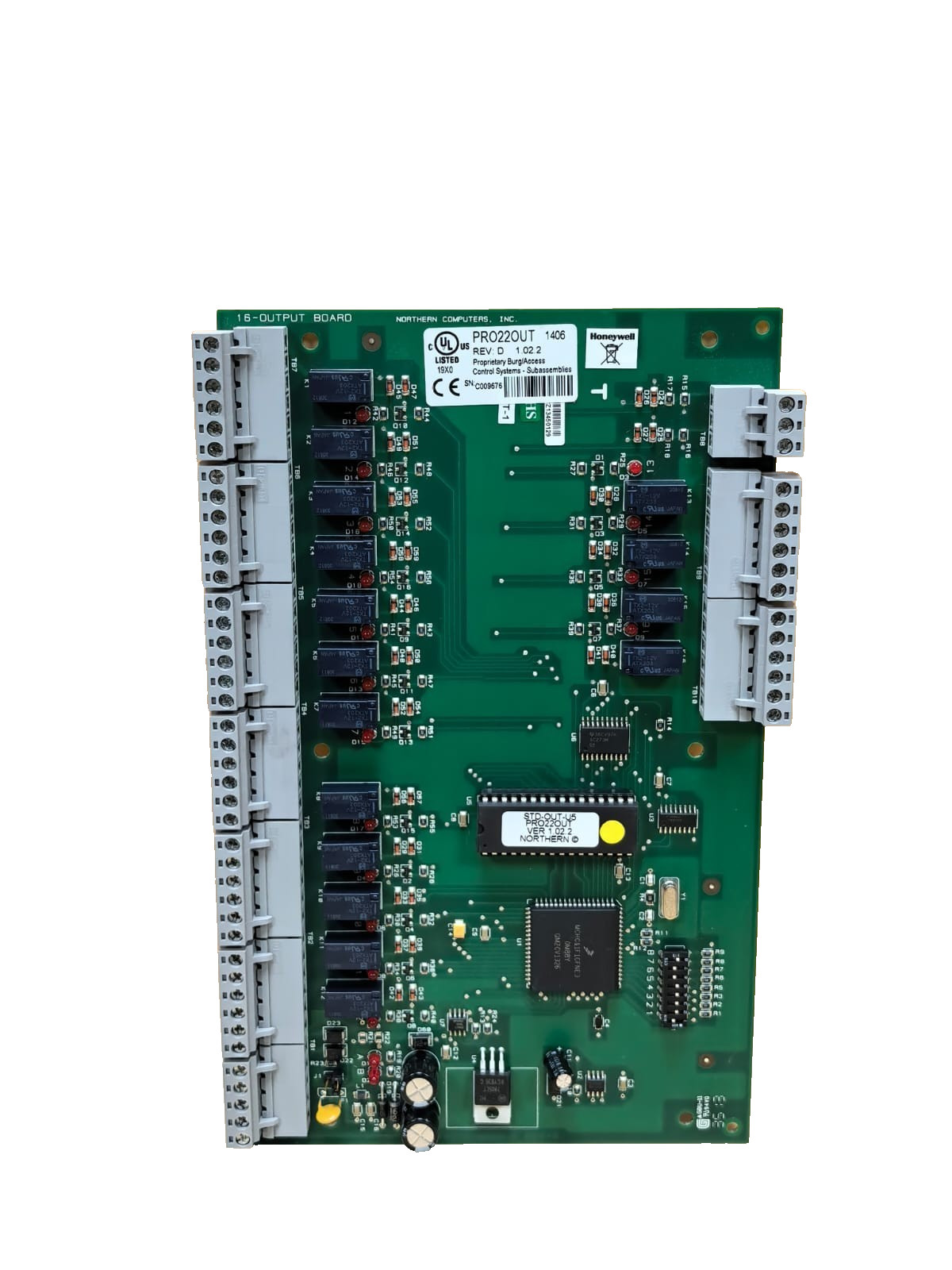 Honeywell PRO22OUT HONEYWELL PRO22OUT REV.D 1.02.2 OUTPUT MODULE BOARD 2