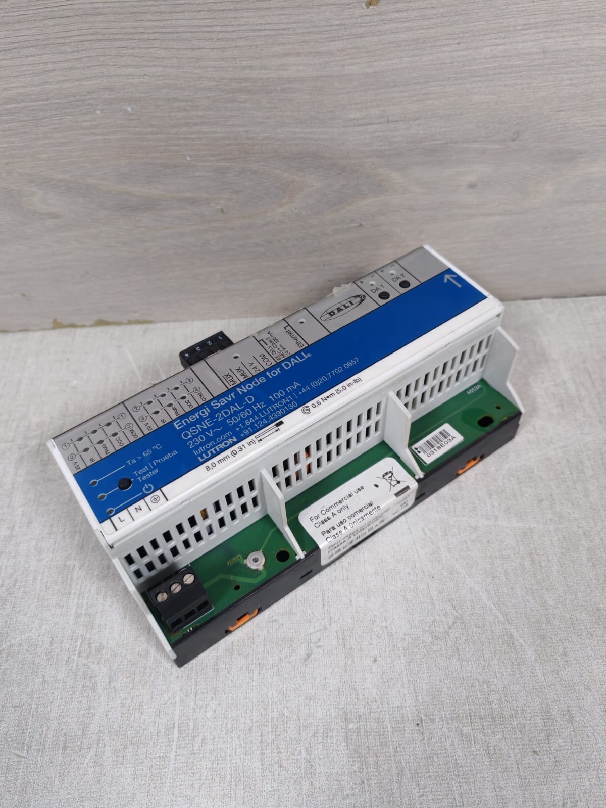 Lutron QSNE-2DAL-D LUTRON QSNE-2DAL-D ENERGI SAVR NODE FOR DALI 230V-50/60 HZ 4