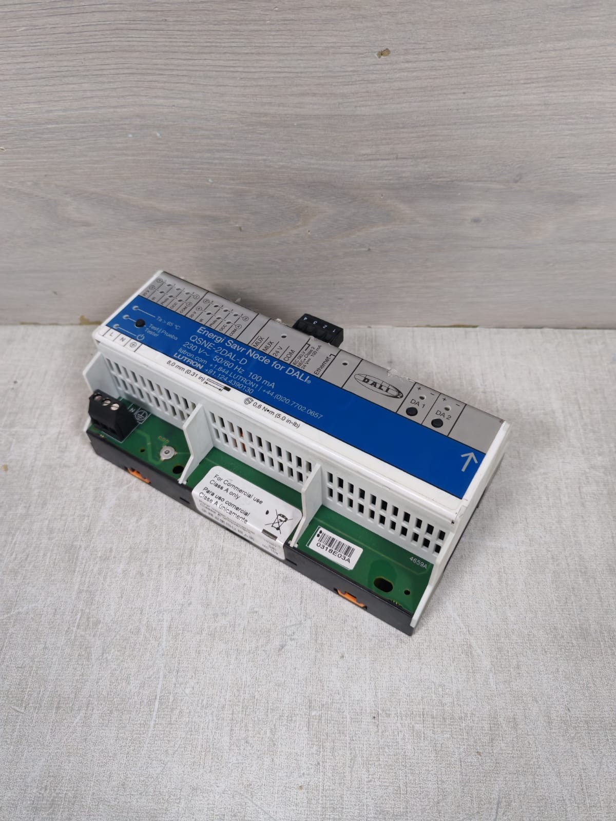 Lutron QSNE-2DAL-D LUTRON QSNE-2DAL-D ENERGI SAVR NODE FOR DALI 230V-50/60 HZ 5