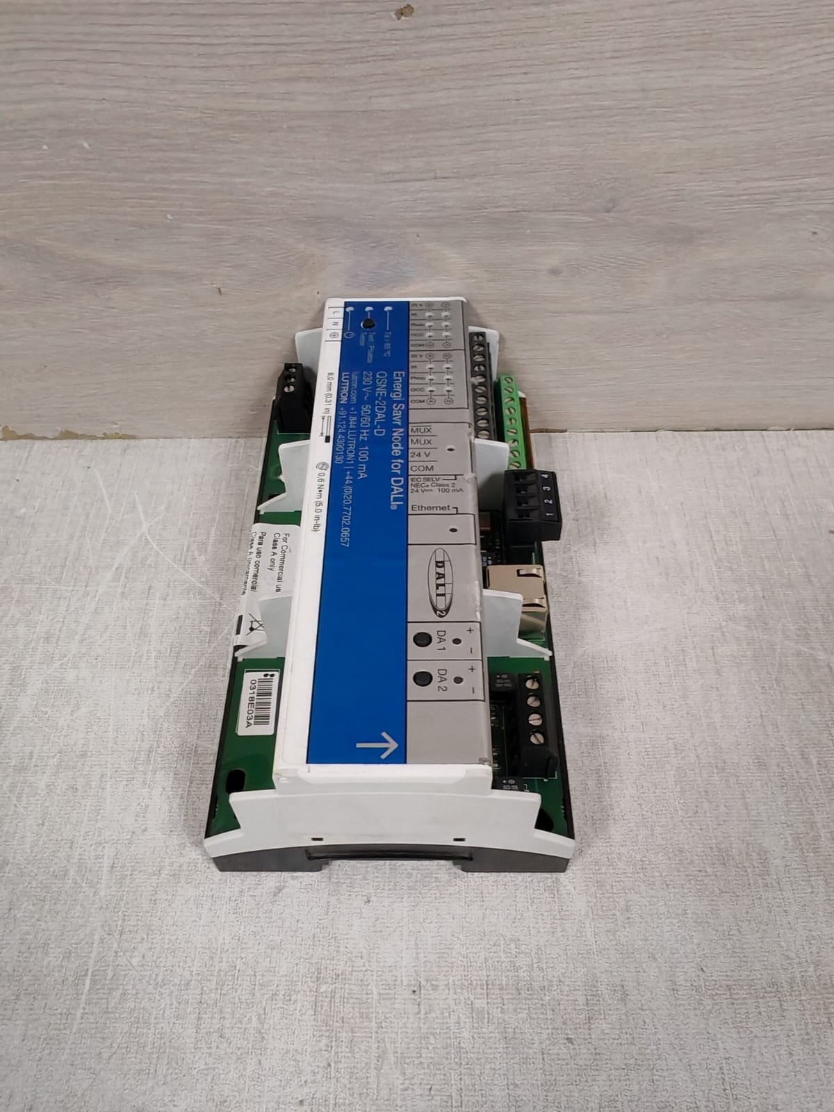 Lutron QSNE-2DAL-D LUTRON QSNE-2DAL-D ENERGI SAVR NODE FOR DALI 230V-50/60 HZ 6