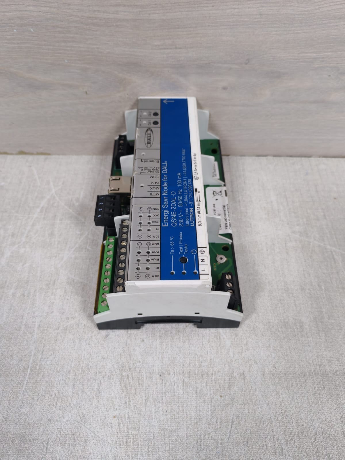 Lutron QSNE-2DAL-D LUTRON QSNE-2DAL-D ENERGI SAVR NODE FOR DALI 230V-50/60 HZ 7