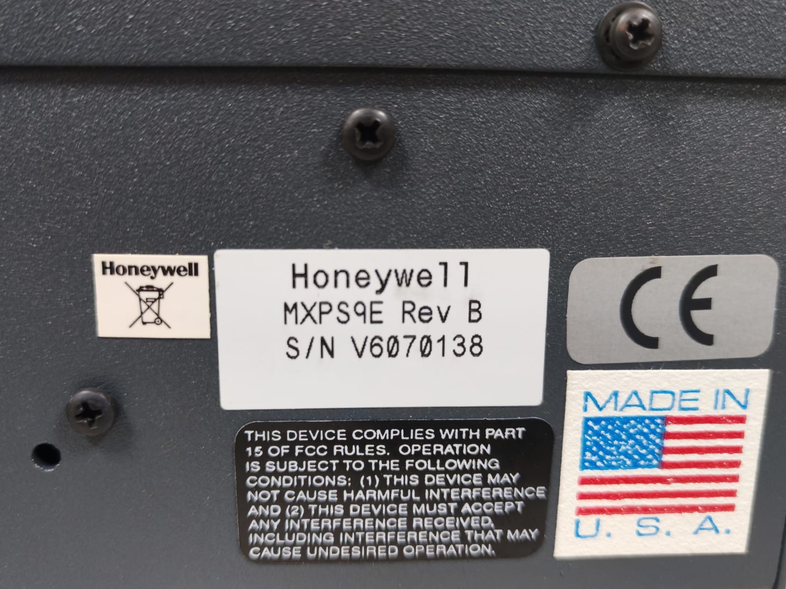 Honeywell HMXPS9E / HMXPS9 MAX-1000 HONEYWELL HMXPS9E / HMXPS9 MAX-1000 4 PORT POWER SUPPLY MODULE 5